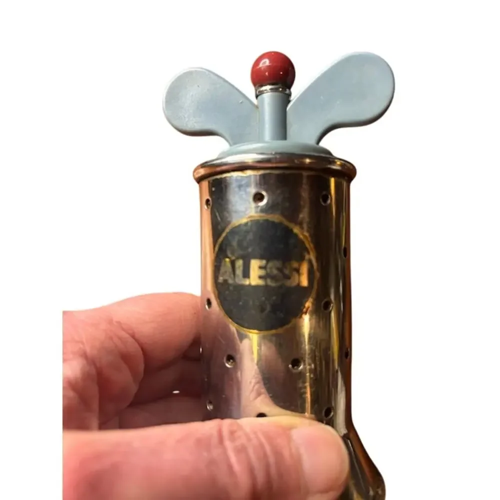 Alessi Michael Graves Pepper Mill Stainless Steel Postmodern Italy Early Design